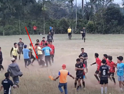 PERTANDINGAN SEPAKBOLA BERUJUNG BAKU HANTAM