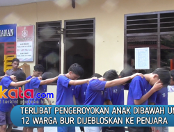 Terlibat pengeroyokan di pesta pernikahan, 12 warga BUR dijebloskan ke penjara