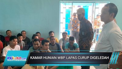 Kamar Hunian WBP Lapas Curup Digeledah