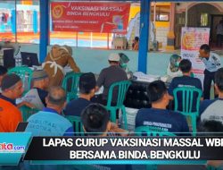 Lapas Curup Vaksinasi Massal WBP Bersama Binda Bengkulu