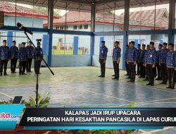 Kalapas Jadi Irup Upacara Peringatan Hari Kesaktian Pancasila di Lapas Curup