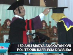 150 Ahli Madya Angkatan XVII Politeknik Rafflesia Diwisuda