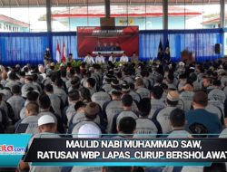 Maulid Nabi Muhammad SAW, Ratusan WBP Lapas  Curup Bersholawat