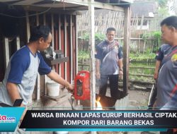 Warga Binaan Lapas Curup Berhasil Ciptakan Kompor Dari Barang Bekas